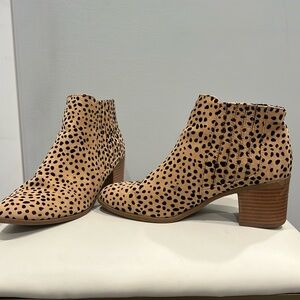 Cheetah print boots